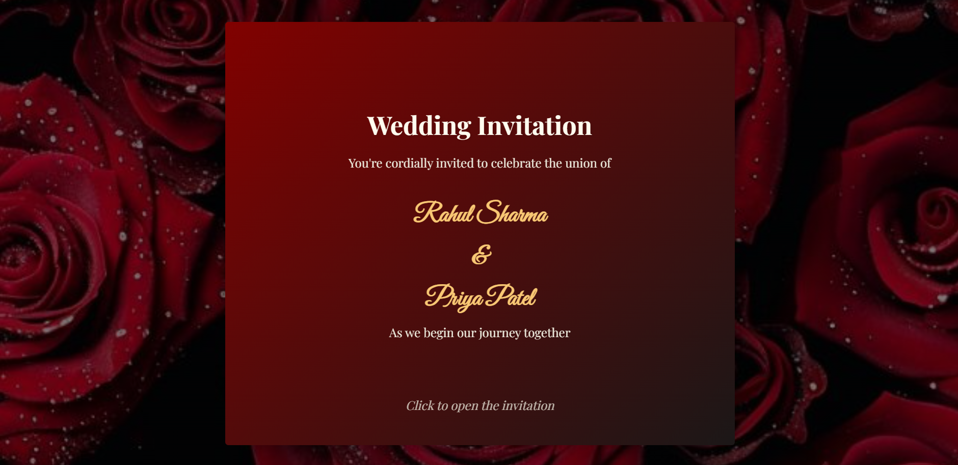 Corporate Event Invitation