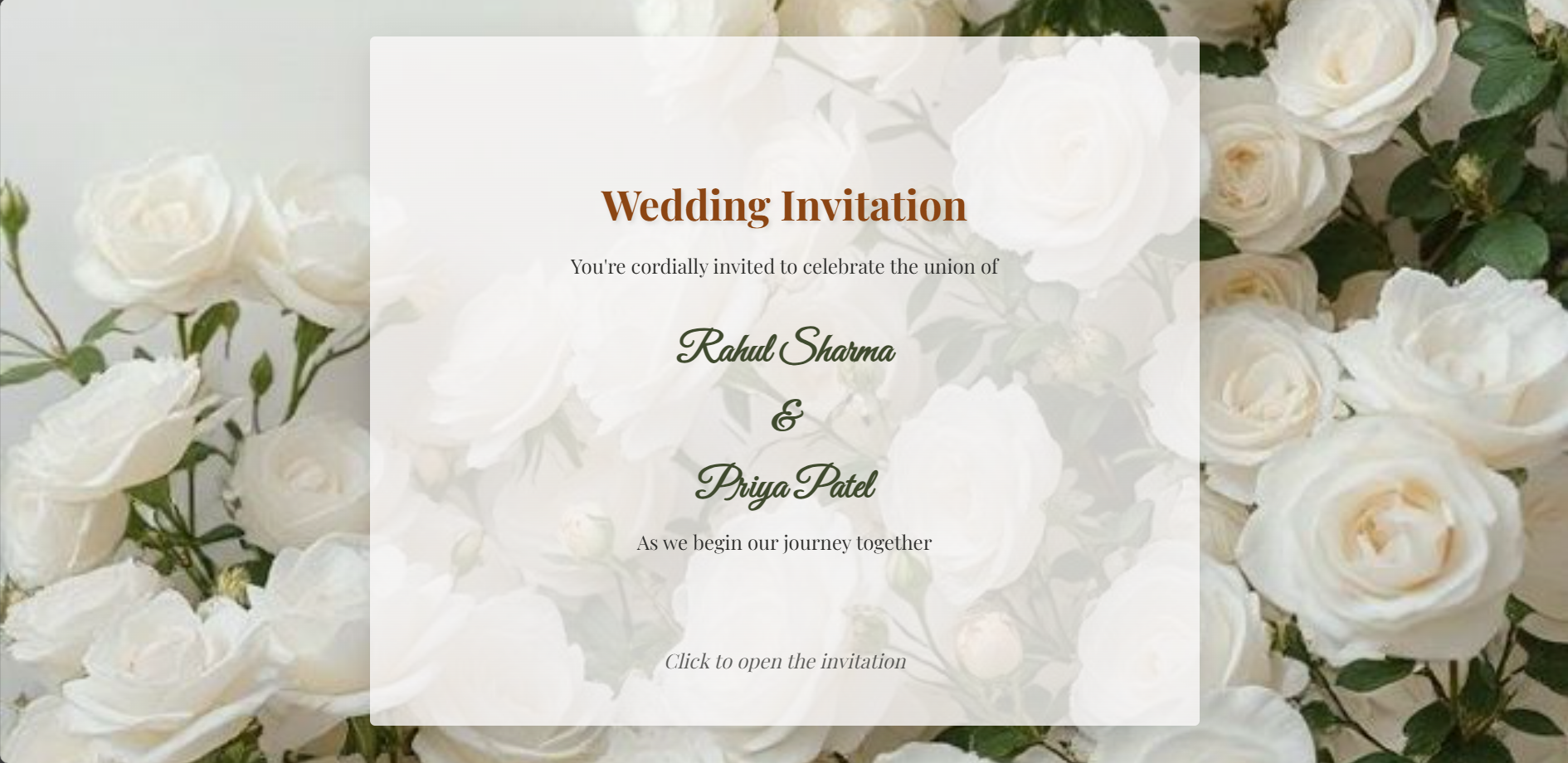 Anniversary Invitation